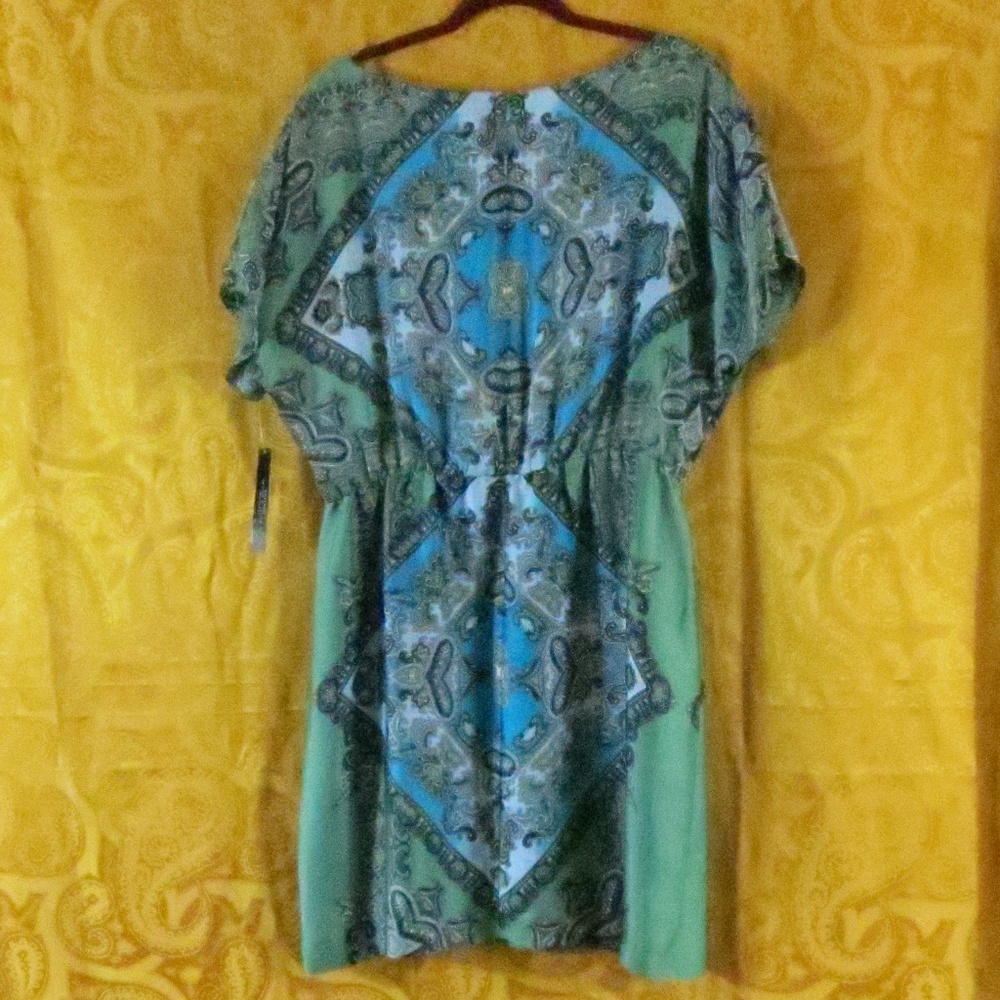 Tahari Arthur S Levine Dress 16 Paisley